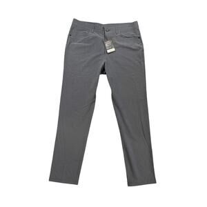 Public Rec Pants Men 36 Slate Workday Straight Heather Pockets Stretch Comfort